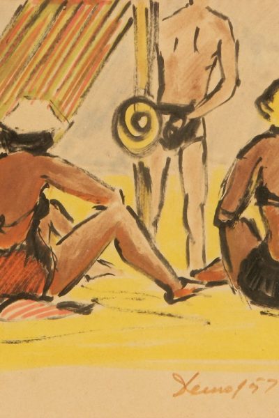 FIGURE IN SPIAGGIA