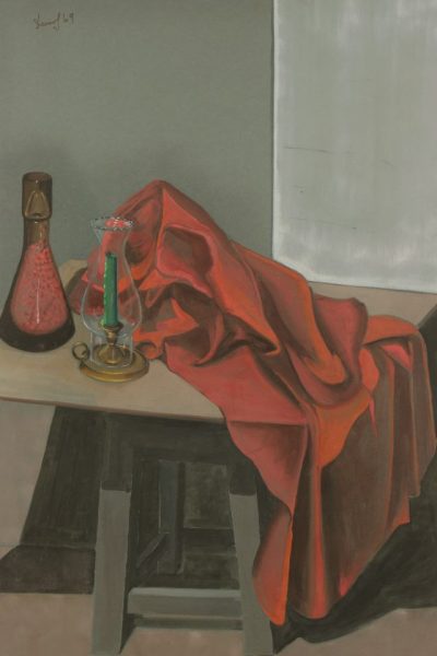 STUDIO CON PANNELLO ROSSO
